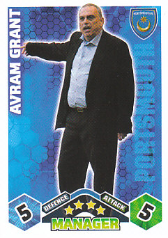Avram Grant Portsmouth 2009/10 Topps Match Attax Manager #EX132
